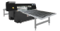 Flatbed printer roller conveyors